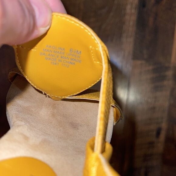 Anne Klein iFlex Akolina Slingback Leather Heels Dressy Sandals Size 6.5 - Picture 8 of 16